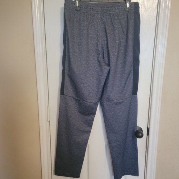 Men's AND1 athletic jacket and pants set, navy, black and gray spacedye, M - Picture 5 of 8